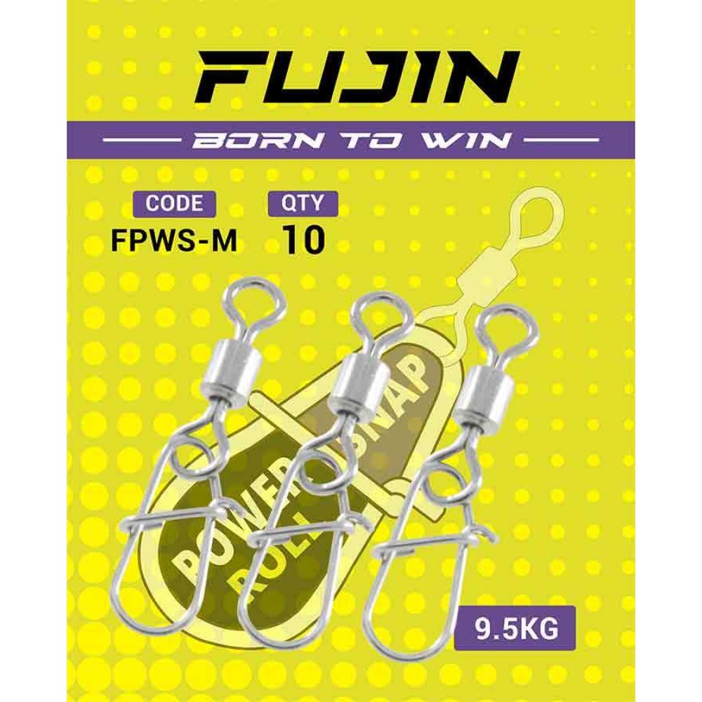 Fujin Power Roll Snap #M 9,5 Kg Çekerli Klips