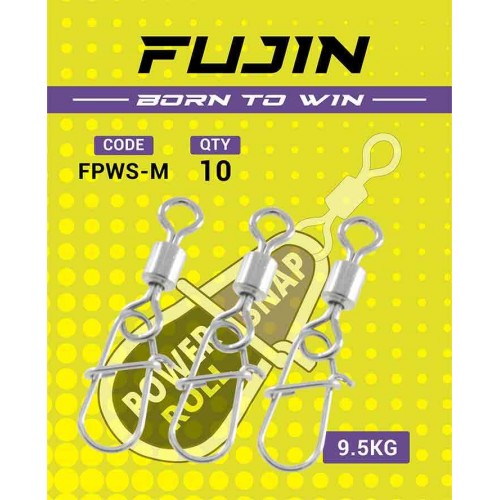 Fujin Power Roll Snap #M 9,5 Kg Çekerli Klips Fujin Power Roll Snap #M 9,5 Kg Çekerli Klips
