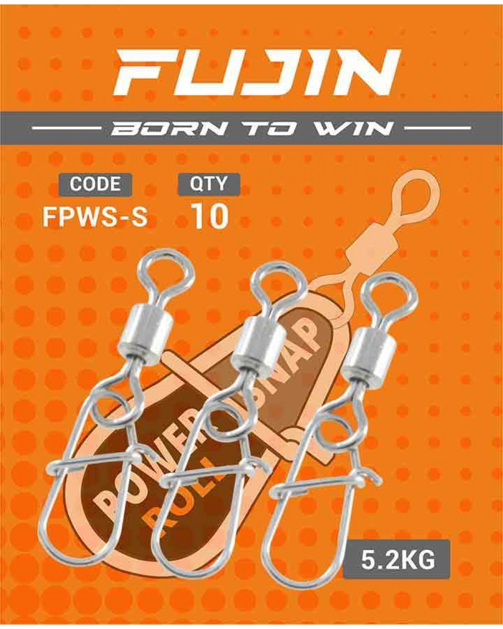 Fujin Power Roll Snap #S 5,2 Kg Çekerli Klips