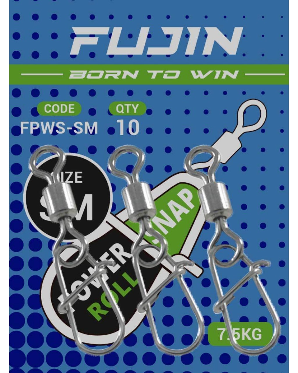 Fujin Power Roll Snap #SM 7.5Kg Çekerli Klips