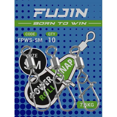 Fujin Power Roll Snap #SM 7.5Kg Çekerli Klips Fujin Power Roll Snap #SM 7.5Kg Çekerli Klips
