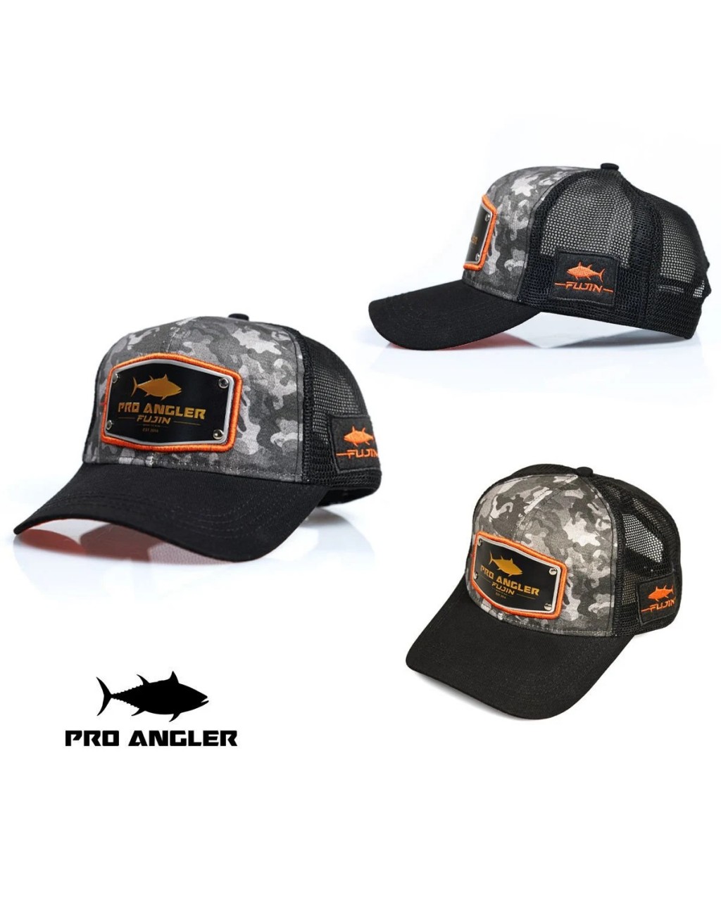 Fujin Pro Angler Black Camo Sapka Fujin Pro Angler Black Camo Sapka
