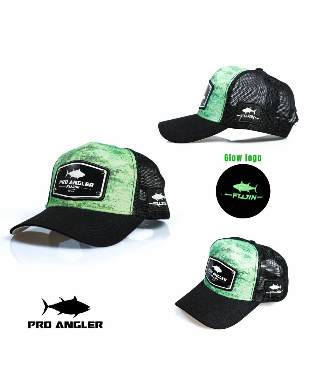 Fujin Pro Angler Green Wave Sapka Fujin Pro Angler Green Wave Sapka