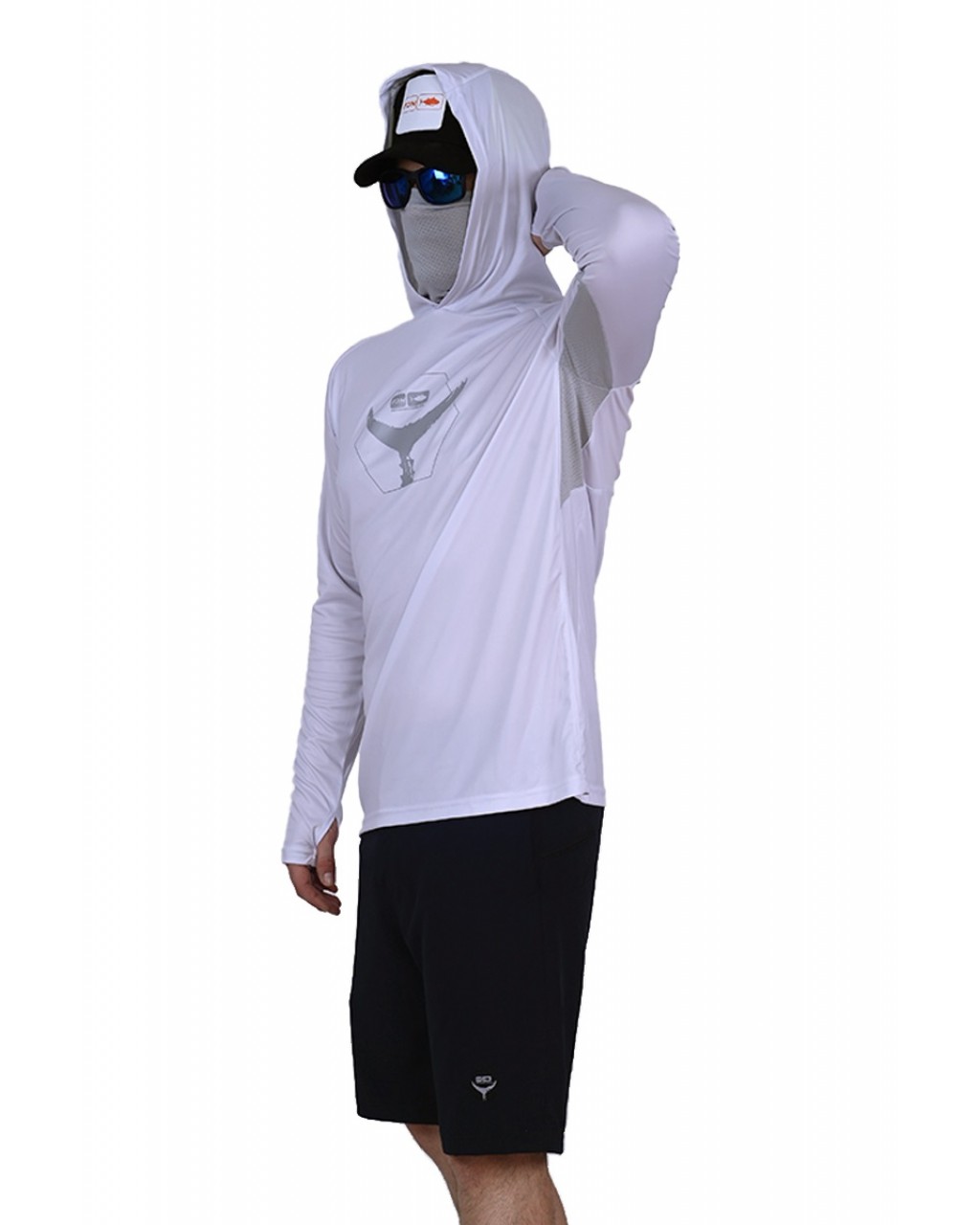 Fujin Pro Angler T-Shirt Dark White Large (L) Fujin Pro Angler T-Shirt Dark White Large (L)