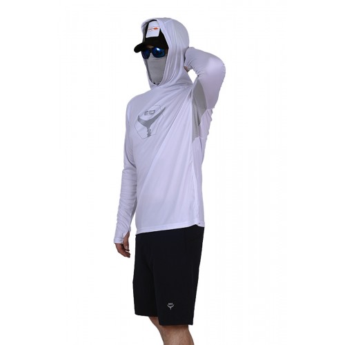 Fujin Pro Angler T-Shirt Dark White Large (L) Fujin Pro Angler T-Shirt Dark White Large (L)