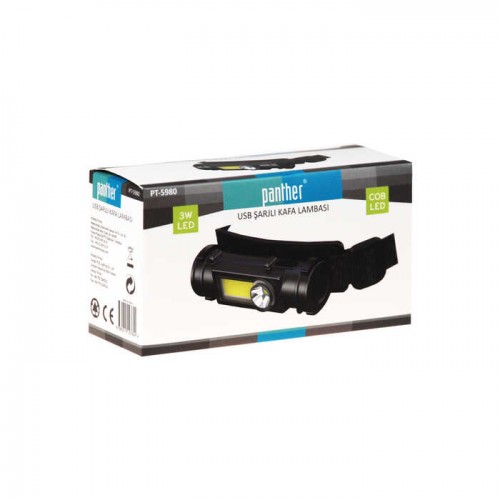 PANTHER PT-5980 USB SARJLI KAFA LAMBASI PANTHER PT-5980 USB SARJLI KAFA LAMBASI