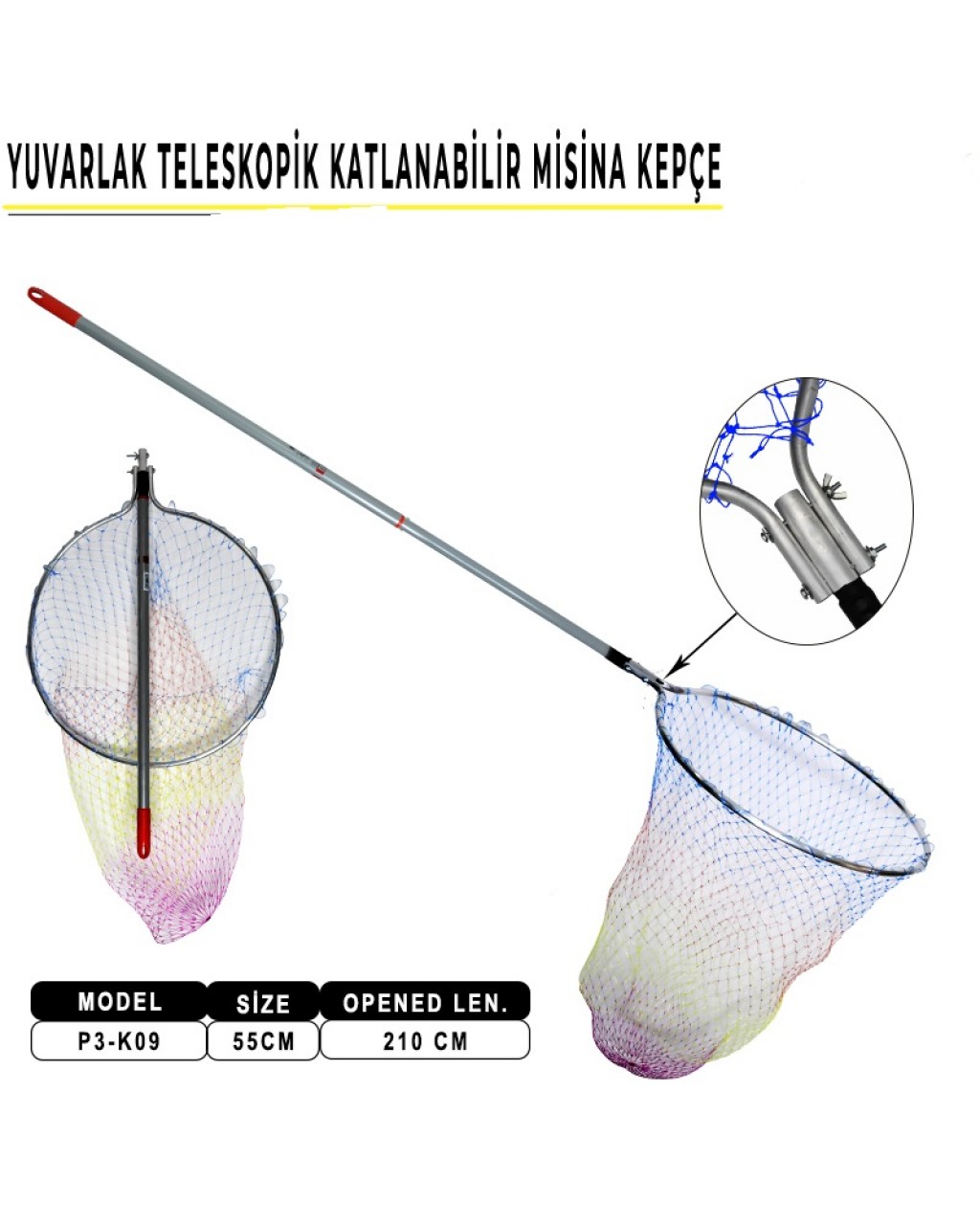 PORTFISH BÜYÜK YUVARLAK KEPÇE 55X210CM 