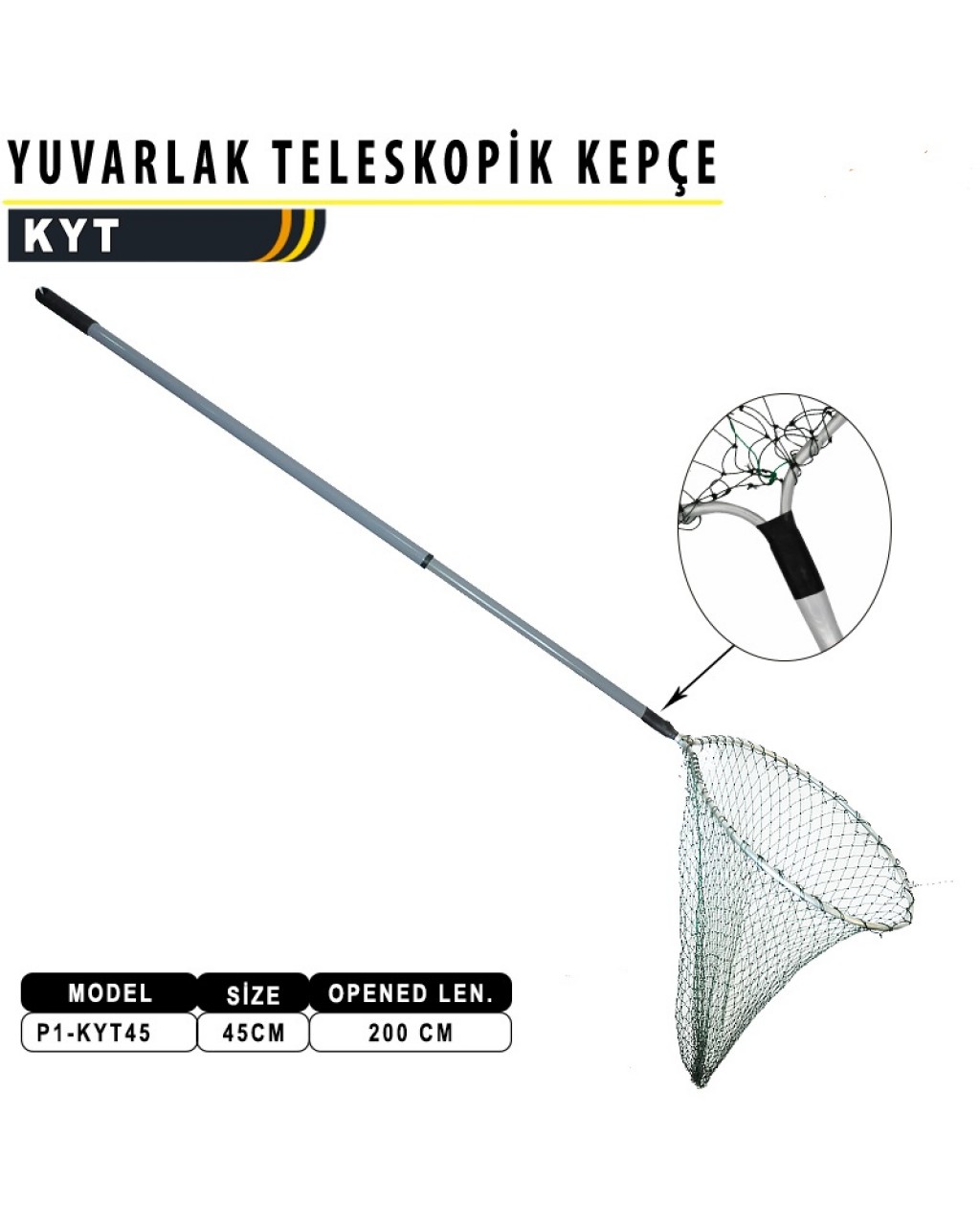 PORTFISH YUVARLAK KEPÇE ORTA  45X200CM K-13