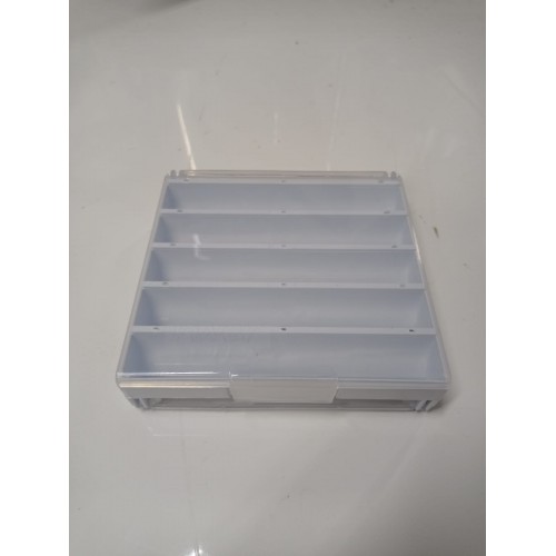 SAHTE KUTUSU, PLASTIK L, ÇIFT YÜZ, 10 GÖZ, BEYAZ SAHTE KUTUSU, PLASTIK L, ÇIFT YÜZ, 10 GÖZ, BEYAZ