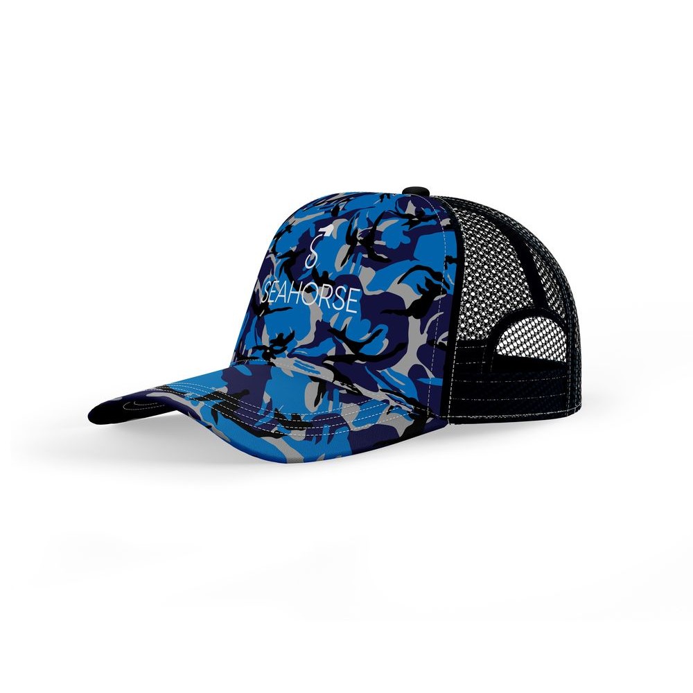 Sea Horse Ghost Blue Camo Sapka