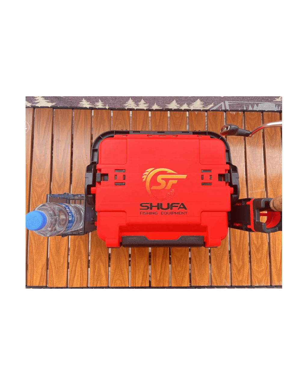 Shufa Çift Katli Ekstra Dayanikli Profesyonel Balikçi  Çanta 12L- KIRMIZI