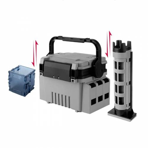 Shufa Çift Katli Ekstra Dayanikli Profesyonel Balikçi  Çanta 12L- KIRMIZI