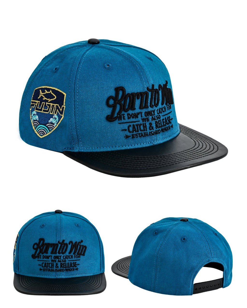 Fujin BTW Lather Visor Sapka Indigo Fujin BTW Lather Visor Sapka Indigo