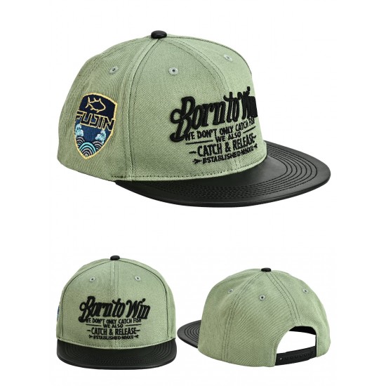 Fujin BTW Lather Visor Sapka Light Green	