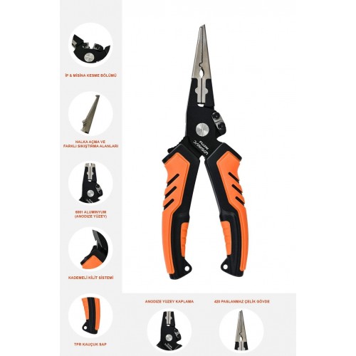 Fujin Darksea Pliers - Çok Amaçli Pense	 Fujin Darksea Pliers - Çok Amaçli Pense