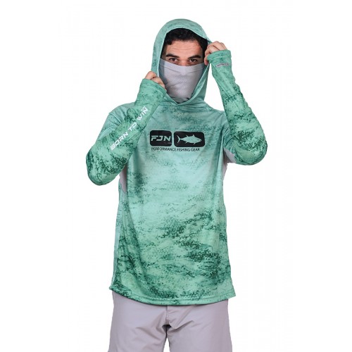 Fujin Pro Angler T-Shirt Green Wave Xxlarge (XXL) Fujin Pro Angler T-Shirt Green Wave Xxlarge (XXL)