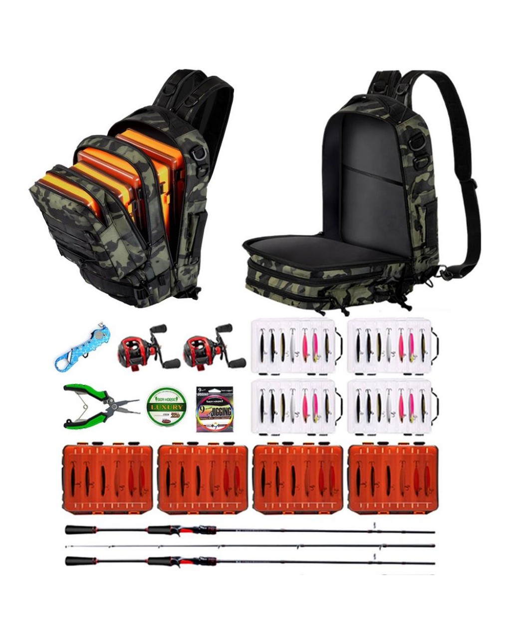 Sea Horse Explorer&Back Pack Spin Çanta Camo Sea Horse Explorer&Back Pack Spin Çanta Camo