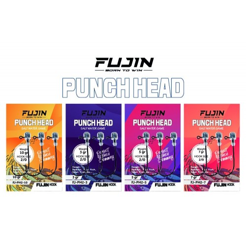 Fujin Punch Head #2/0 10Gr Jighead Fujin Punch Head #2/0 10Gr Jighead