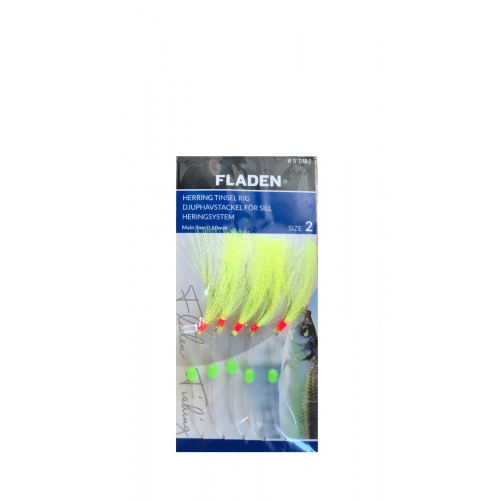 Fladen Sabiki Herring Tinsel Yesil Hazir Takim No:4