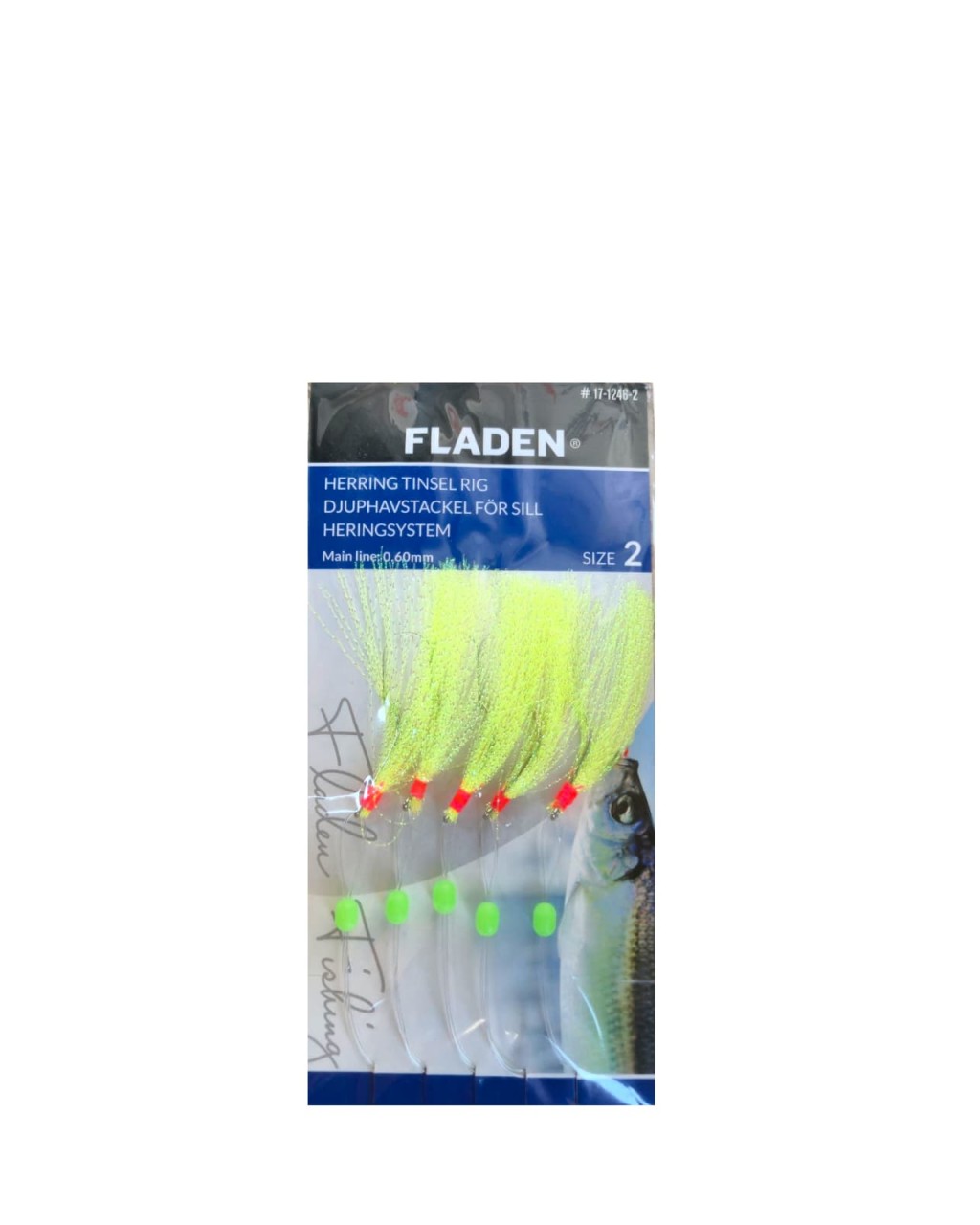 Fladen Sabiki Herring Tinsel Yesil Hazir Takim No:2