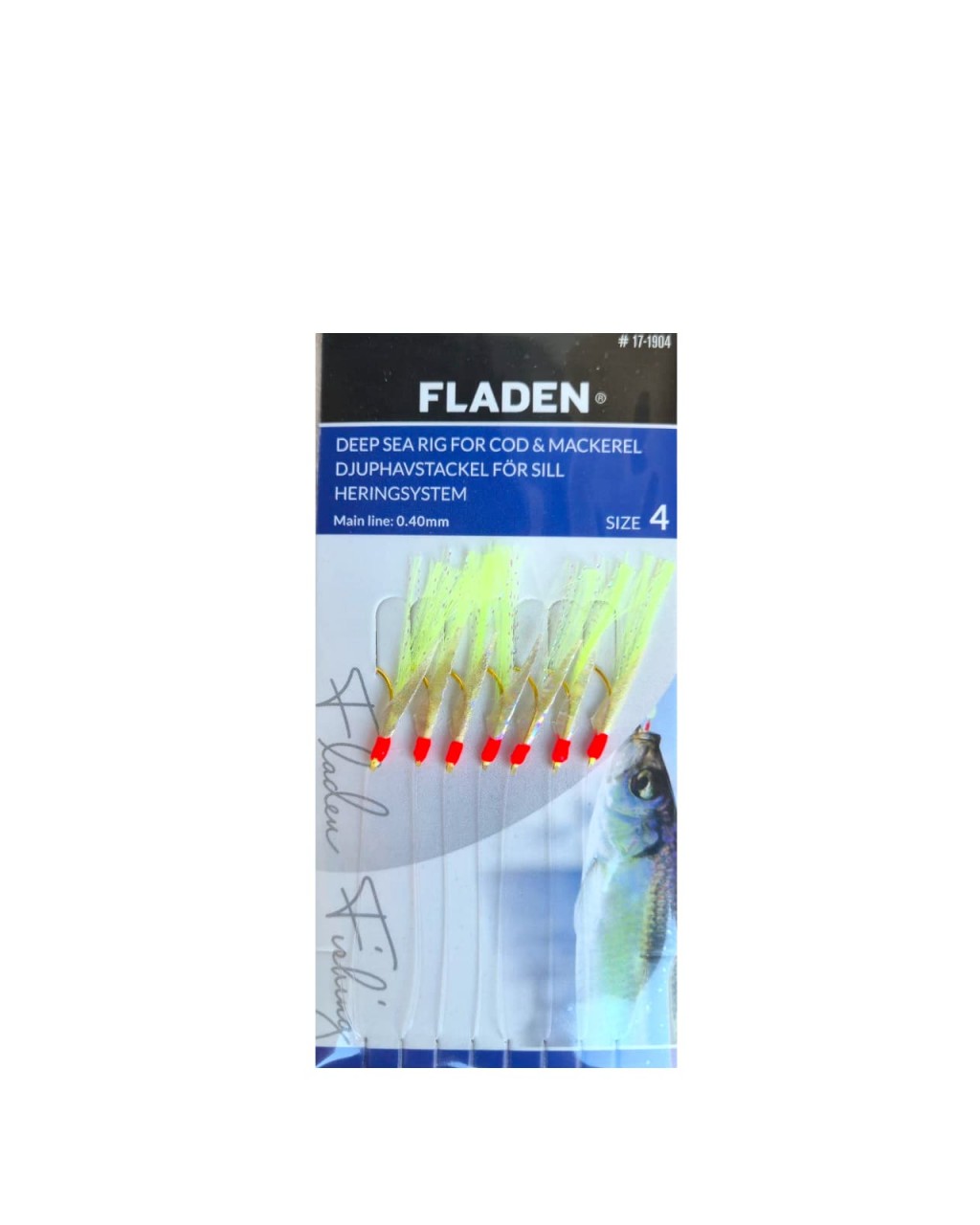 Fladen Fish Skin Tüy Çapari 7 Köstek N0:4