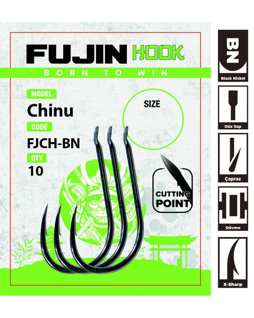 Fujin Chinu #7 Bn Düz Pala Igne Fujin Chinu #7 Bn Düz Pala Igne