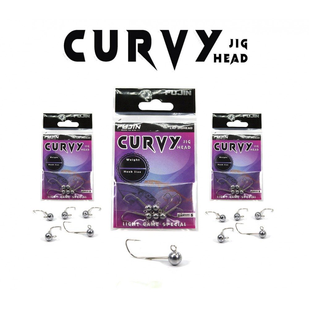 Fujin Curvy Jig Head 1.5Gr #8