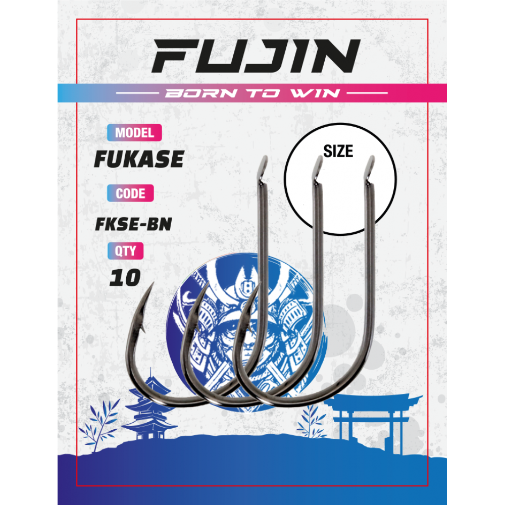 Fujin Fukase Düz Olta Kancasi #3/0