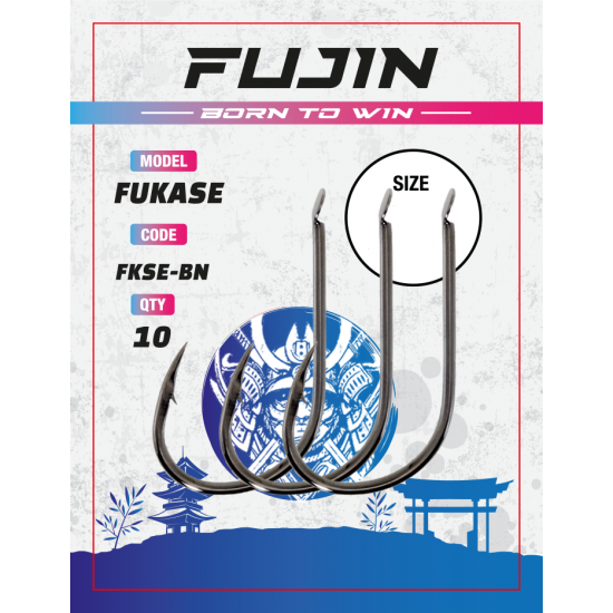 Fujin Fukase Düz Olta Kancasi #4/0