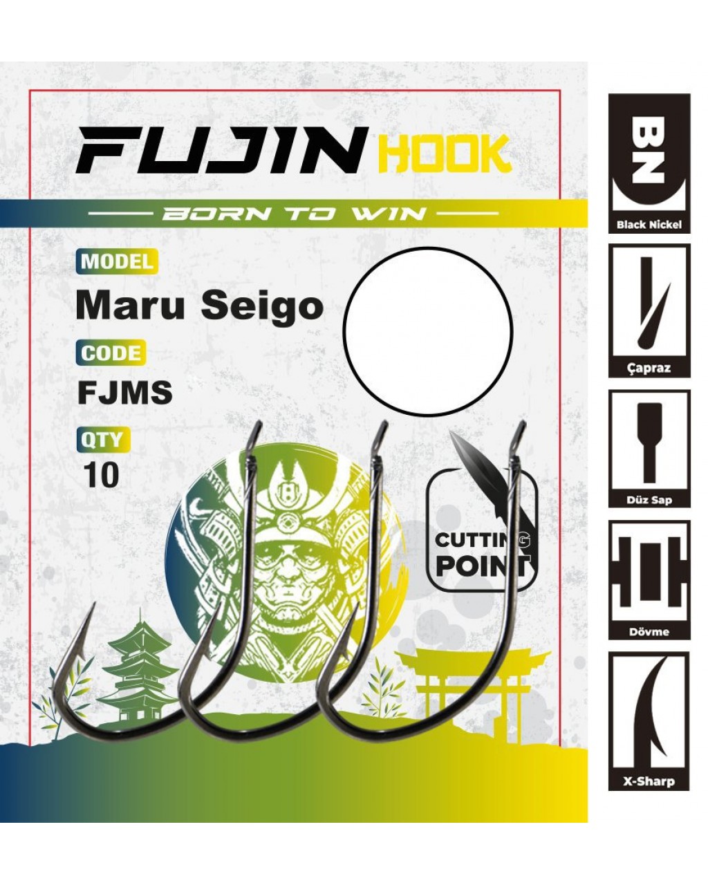 Fujin Maru Seigo #14 Bc Düz Kanca
