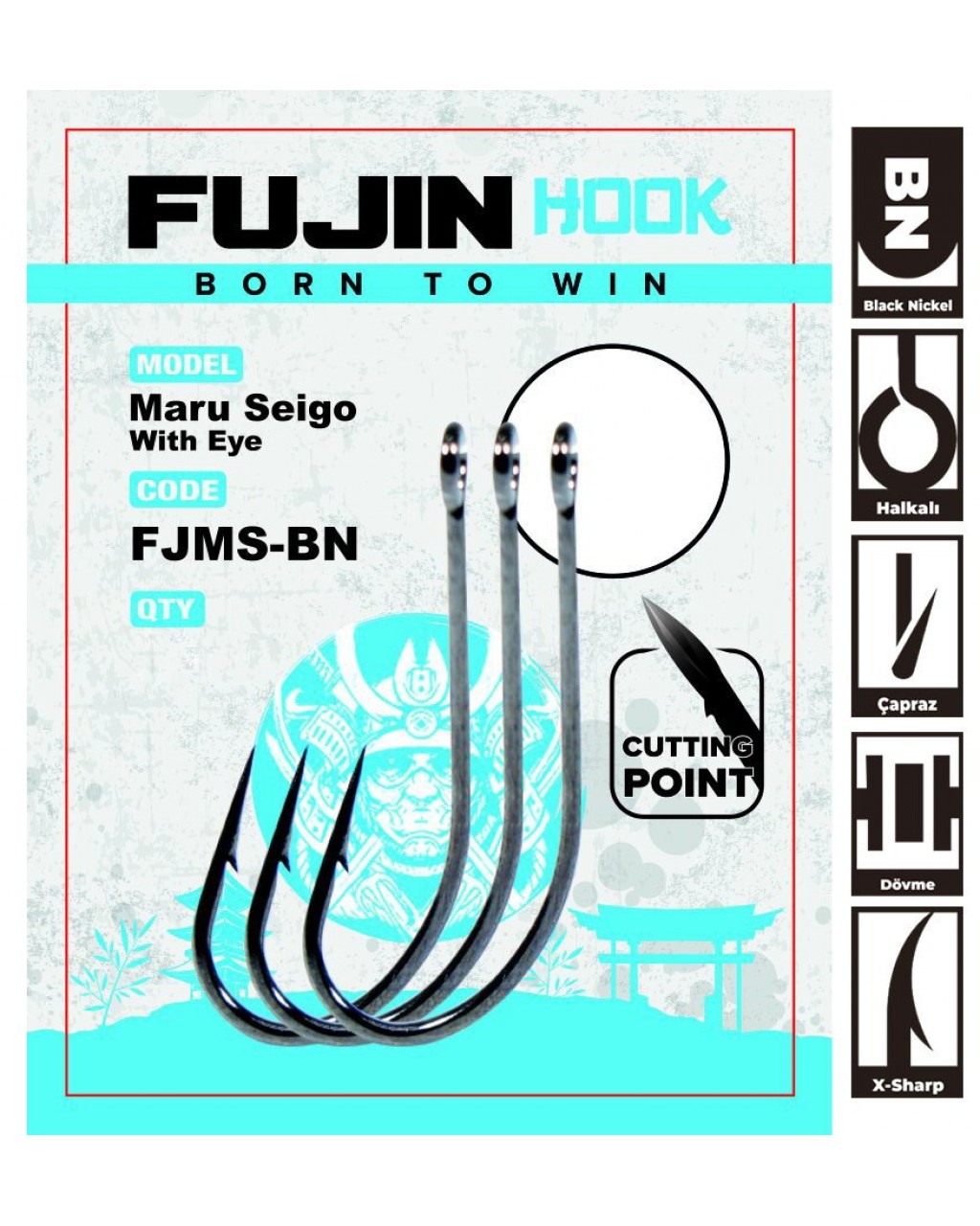 Fujin Maru Seigo With Eye #1/0 Delikli Igne