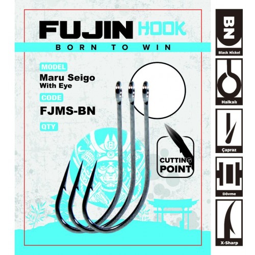 Fujin Maru Seigo With Eye #2/0 Delikli Igne Fujin Maru Seigo With Eye #2/0 Delikli Igne
