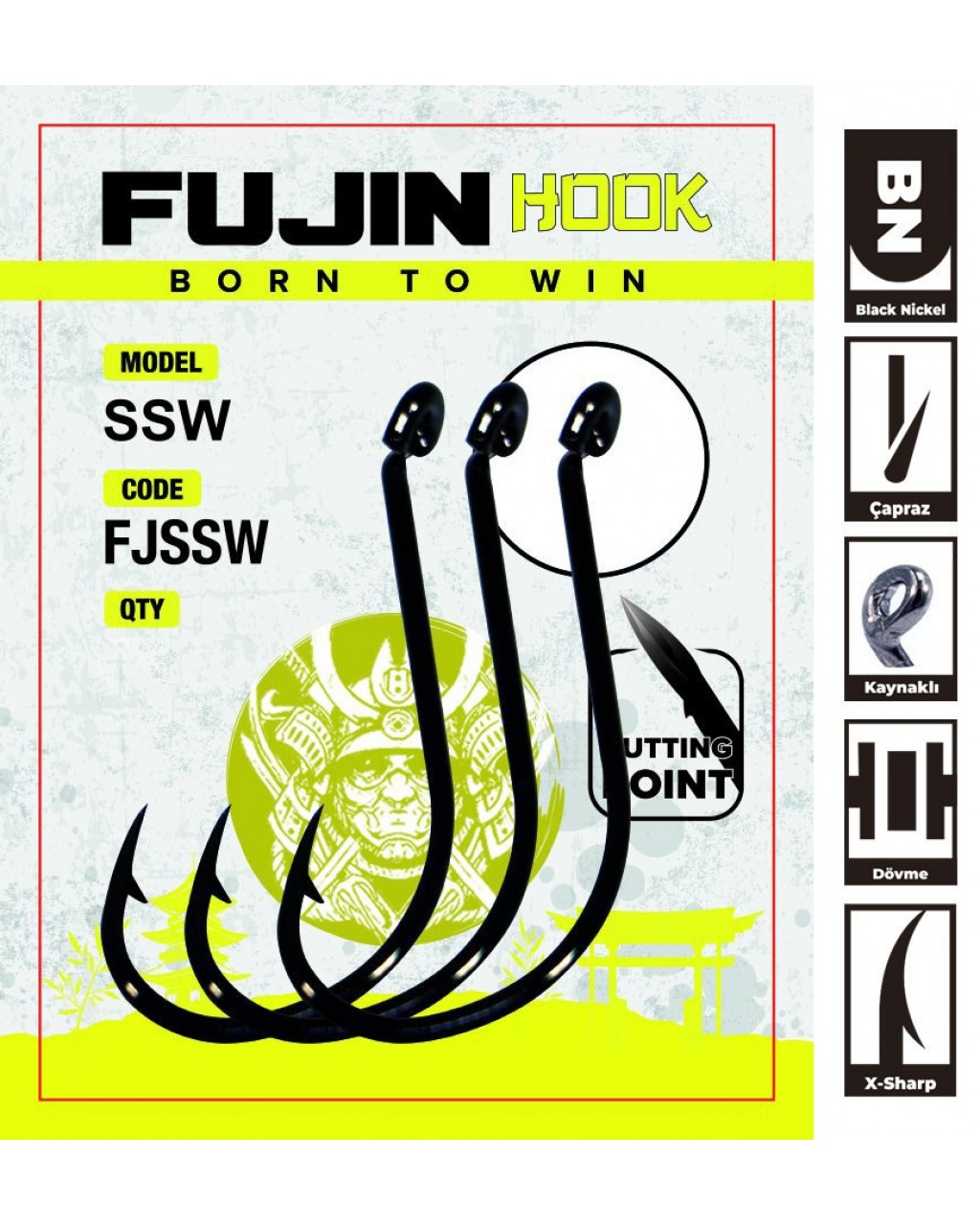 Fujin SSW #5/0 Delikli Igne