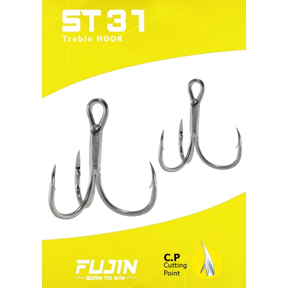 Fujin St31 #6 Nickel Üçlü Maket Balik Ignesi