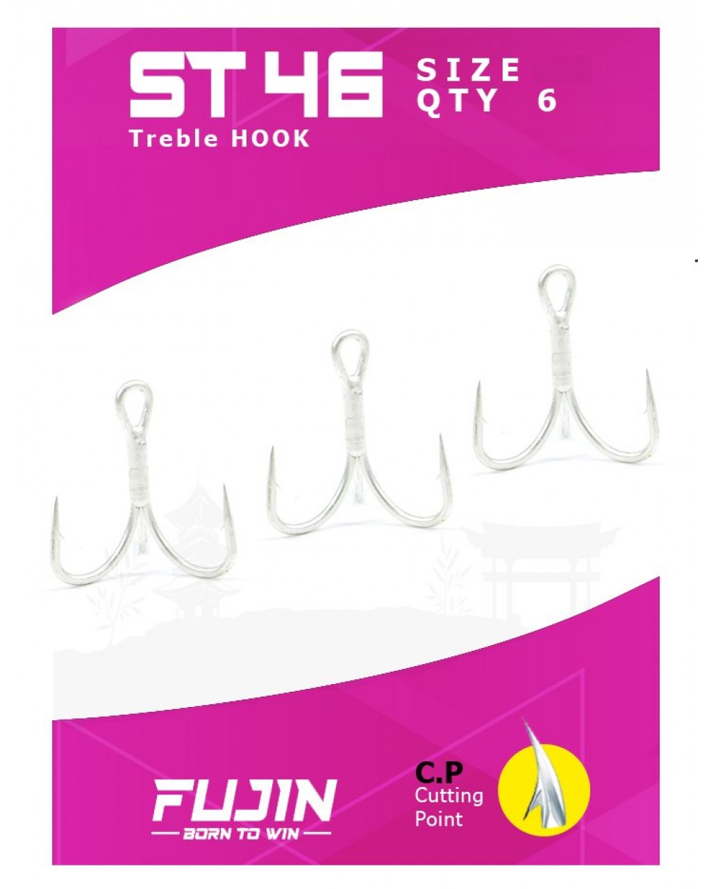 Fujin St46 #3 Nickel Üçlü Maket Balik Ignesi Fujin St46 #3 Nickel Üçlü Maket Balik Ignesi