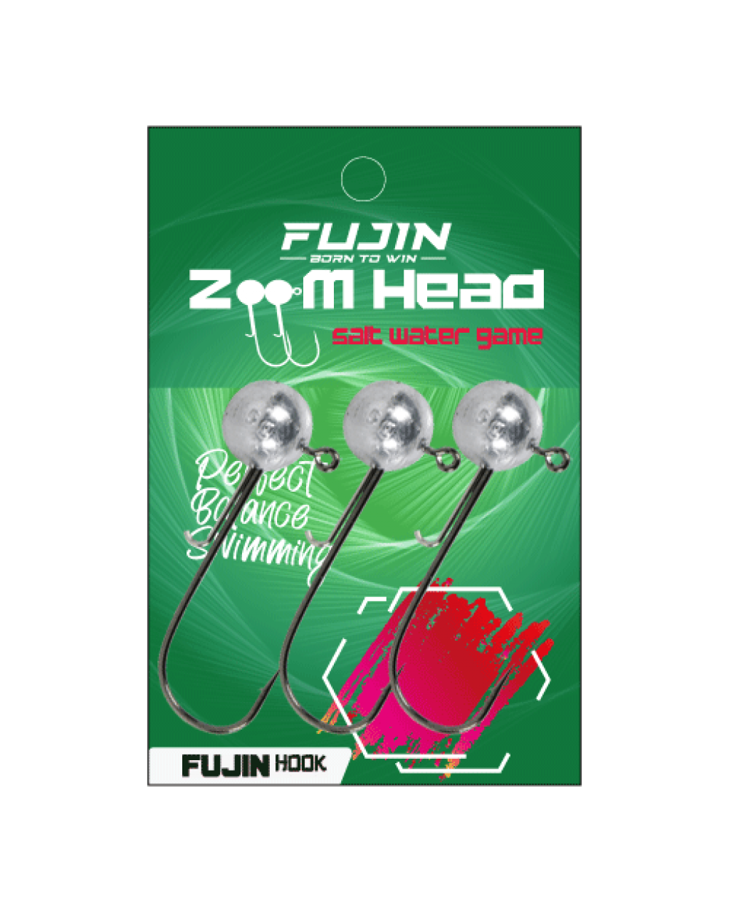 Fujin Zoom Head #2/0 7Gr Jighead	