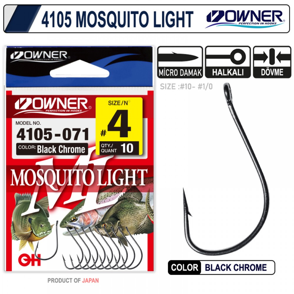 Owner 4105 Musquito Light Black Chrome Igne no 2