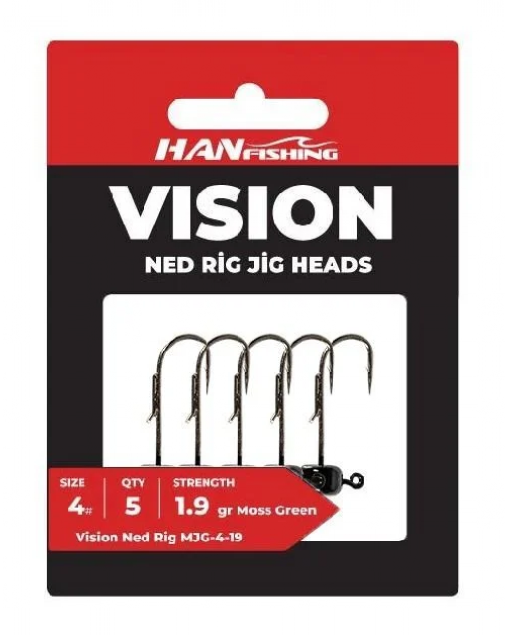 Vision Ned Rig Green MJG-10-4,7 Gr Vision Ned Rig Green MJG-10-4,7 Gr