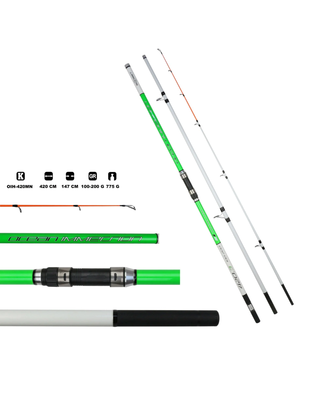 Ocean Immersion Hybrid 420 MN Surf Kamisi 100-200 G