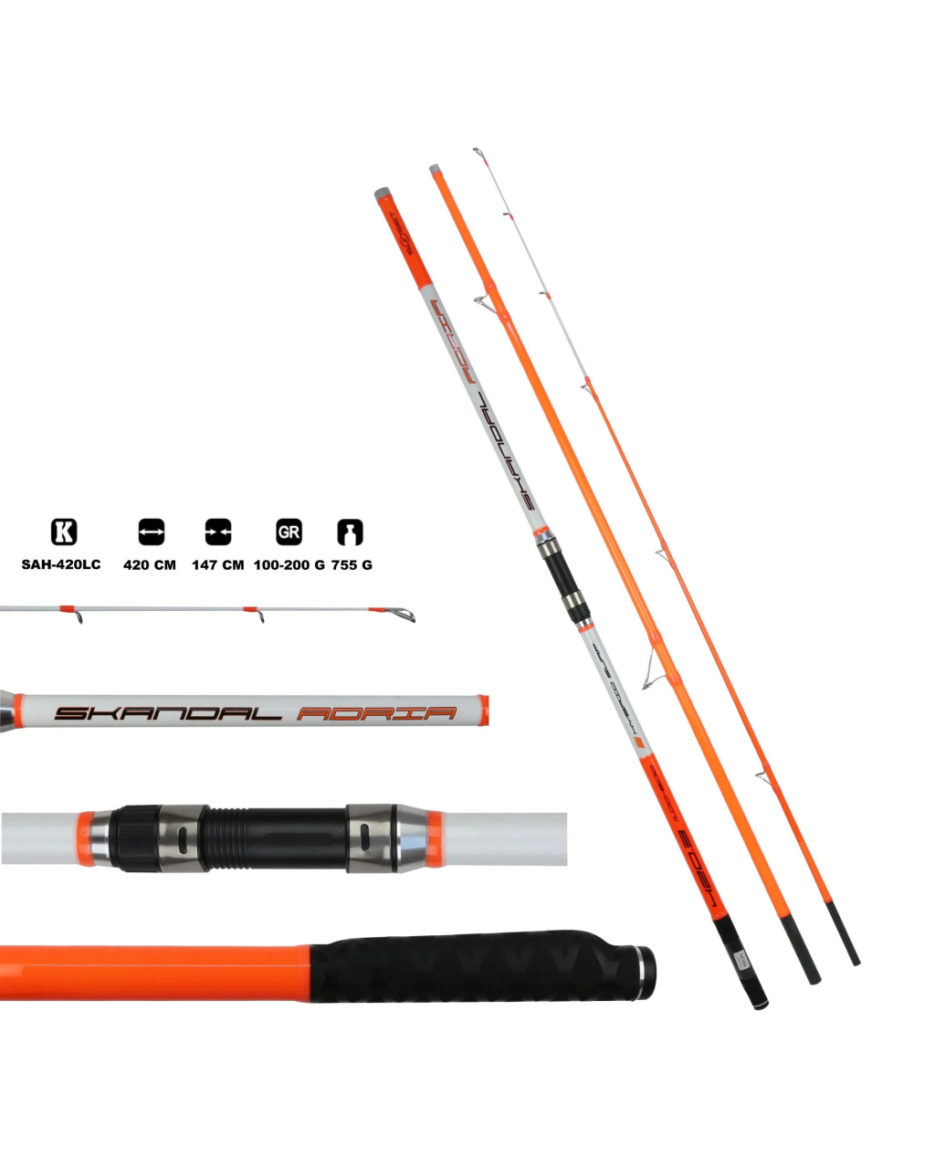 Skandal Adria Hybrid 420 LC Surf Kamisi 100-200 G