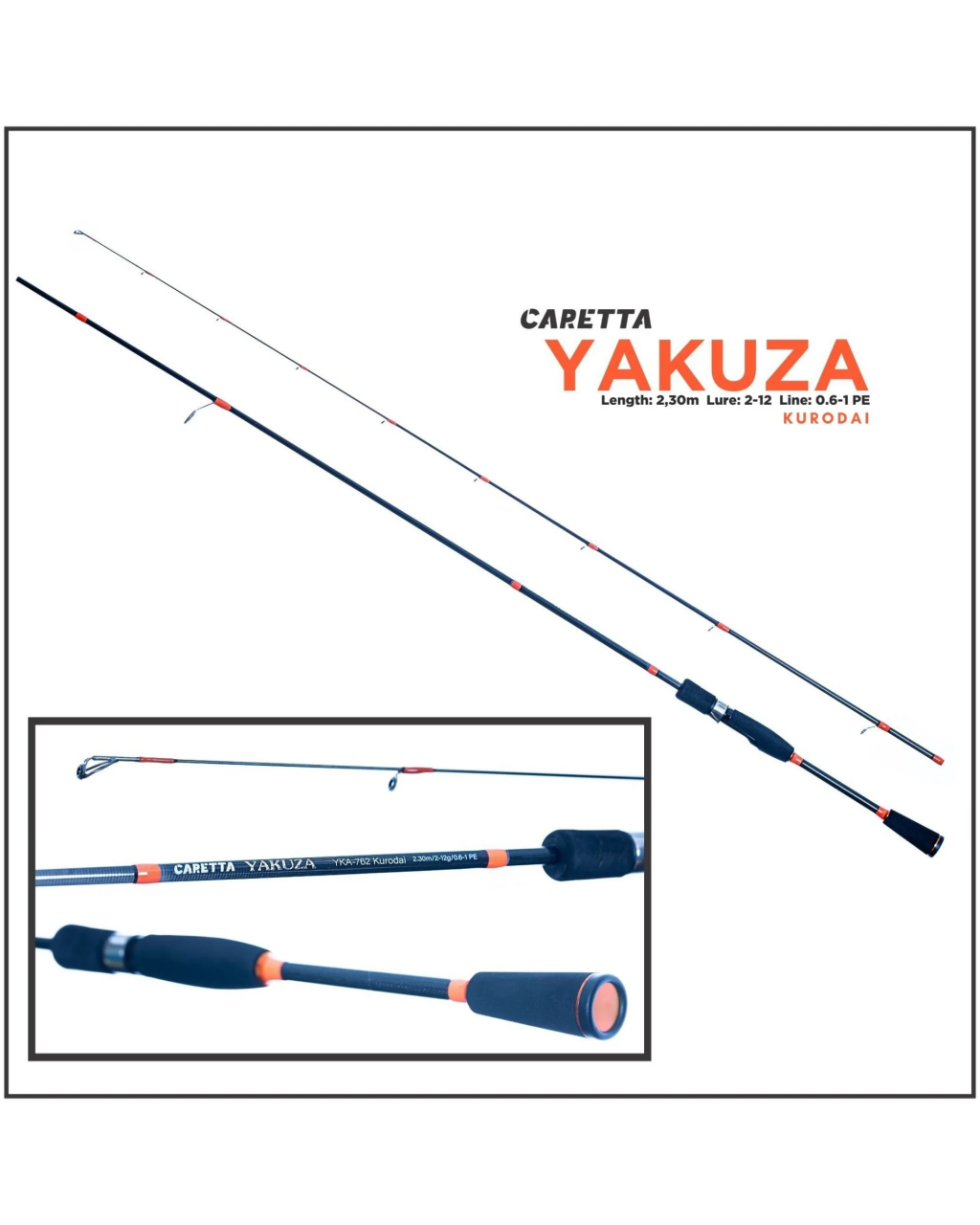 Caretta Yakuza Kurodai 2-12G 2.30M 0.6-1 Pe Caretta Yakuza Kurodai 2-12G 2.30M 0.6-1 Pe