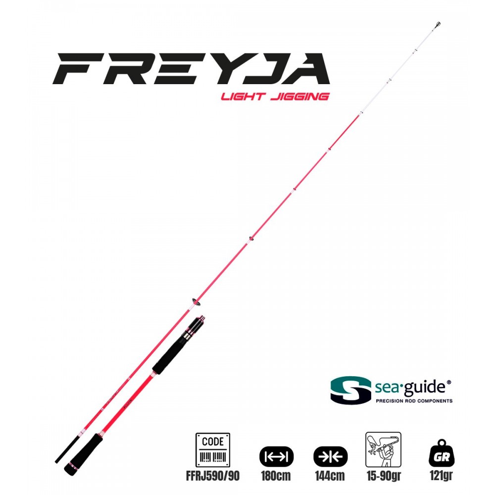 Fujin Freyja Light Jigging 180Cm 15-90Gr Jig Kamis	