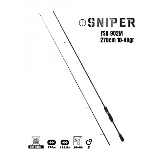 Fujin Sniper 270Cm 10-40Gr Spin Kamisi