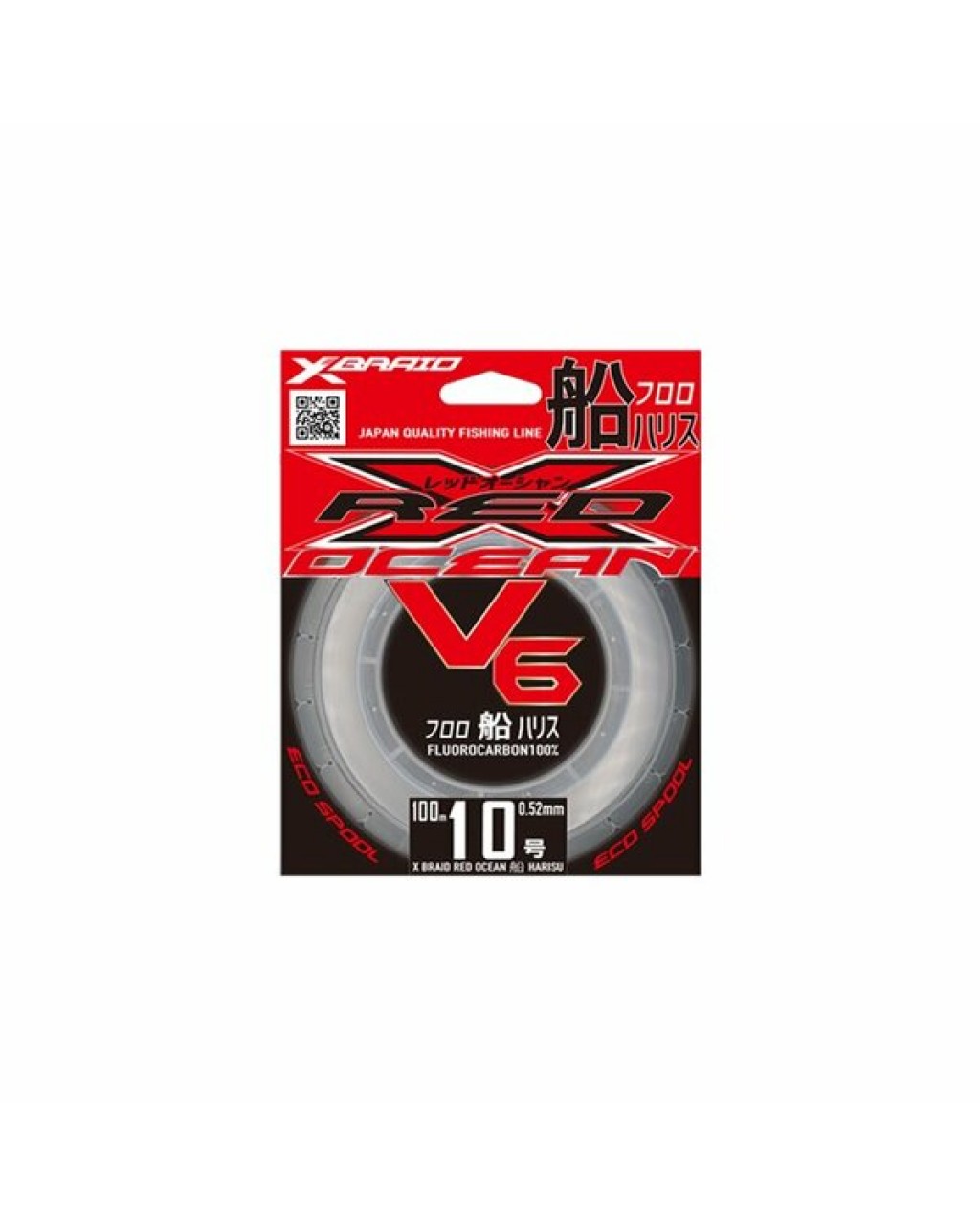 YGK X059 RED OCEAN V6 FC 100M 0.52-16KG