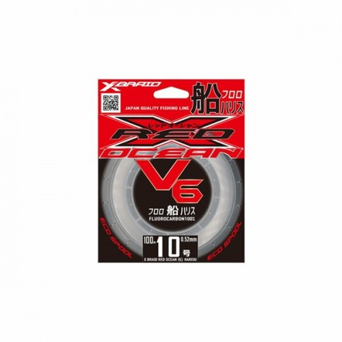 YGK X059 RED OCEAN V6 FC 100M 0.62-22.7KG YGK X059 RED OCEAN V6 FC 100M 0.62-22.7KG
