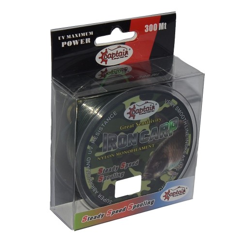 IRON CARP MAKARA MISINA CAMUFLAJ  300 MT  0,40 MM IRON CARP MAKARA MISINA CAMUFLAJ  300 MT  0,40 MM
