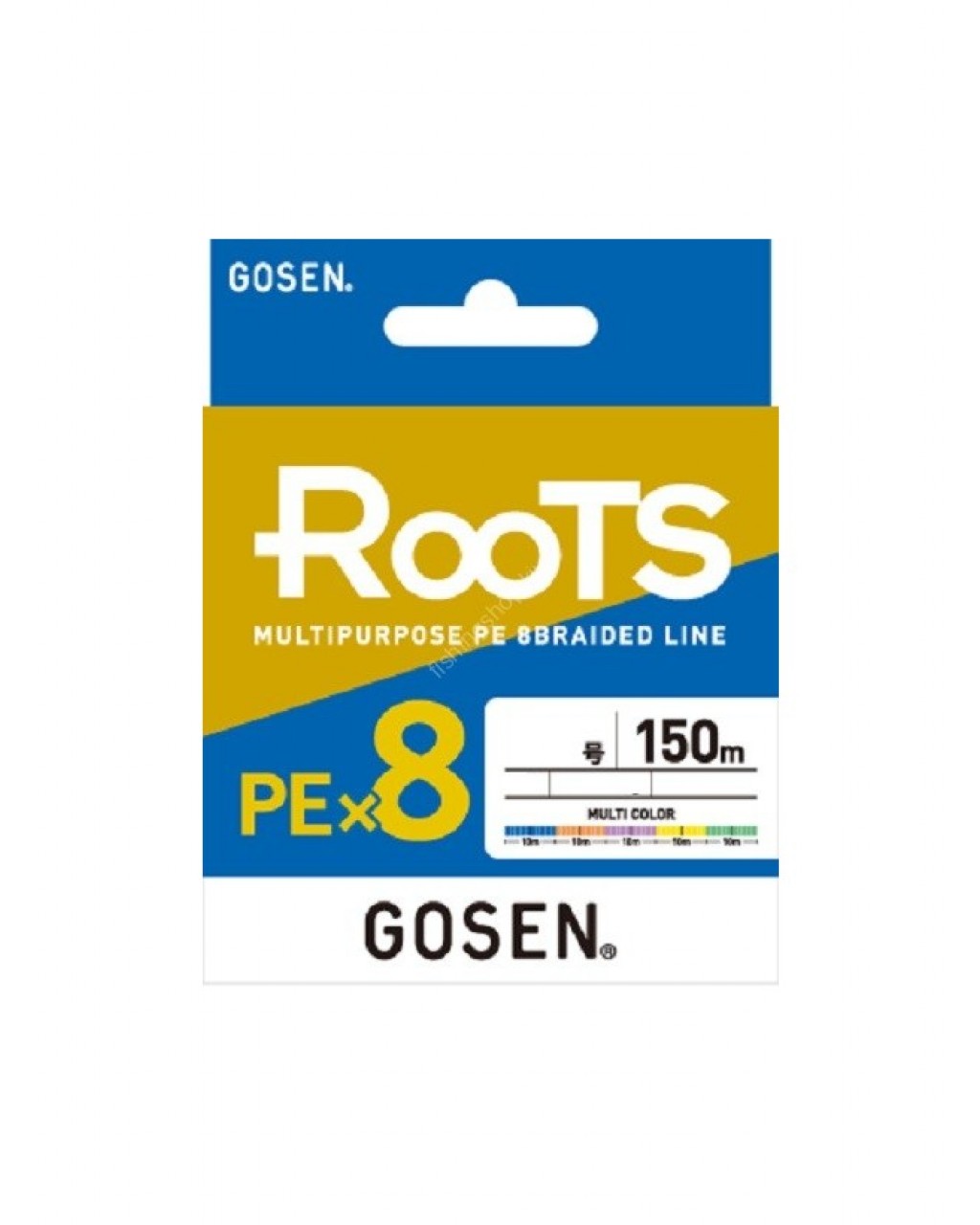 GOSEN  X8  ROOTS  150 MT  MULTI  PE 0.8-0.153 MM