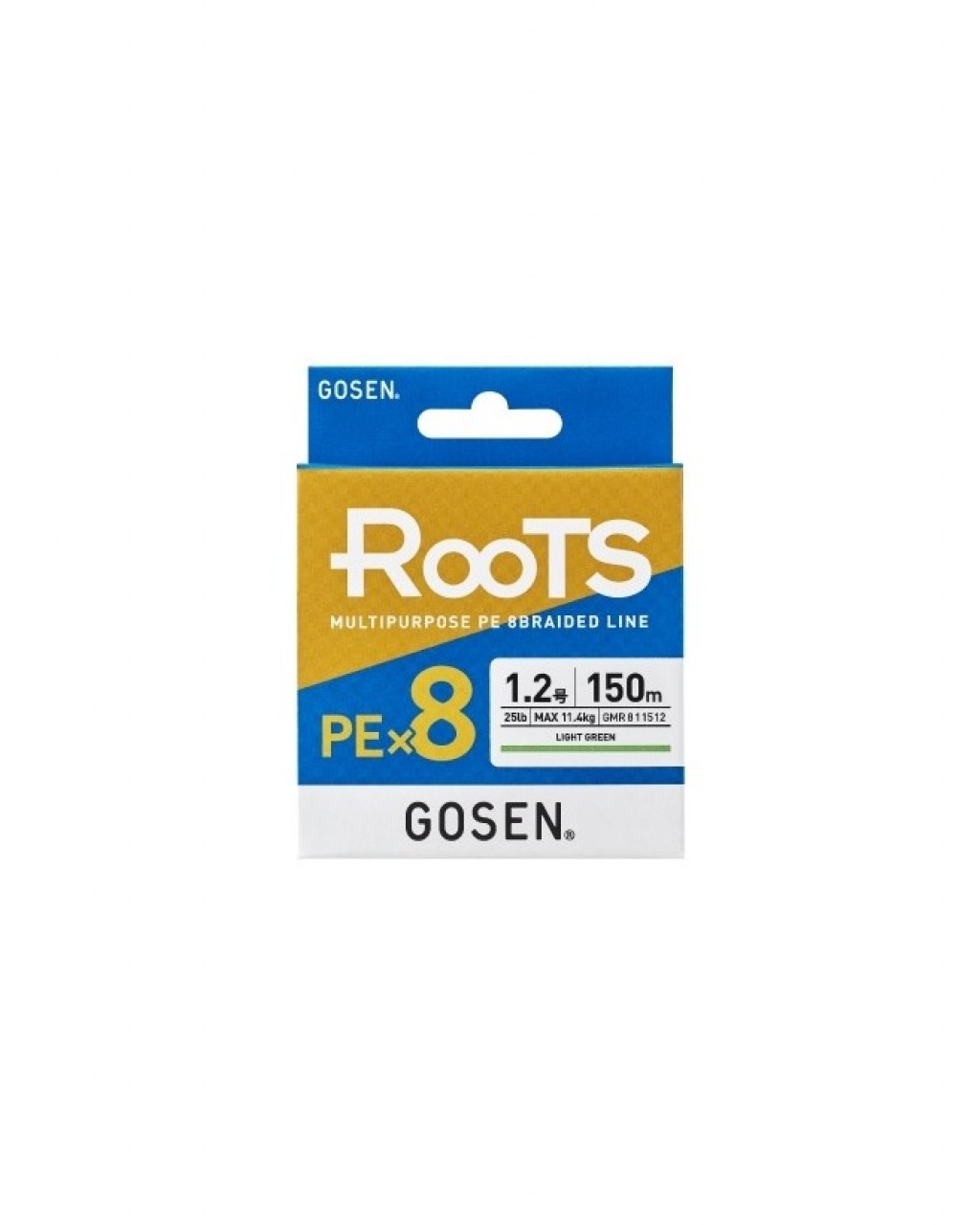 GOSEN  X8  ROOTS  150 MT  A.YESIL PE 0.8-0.153 MM