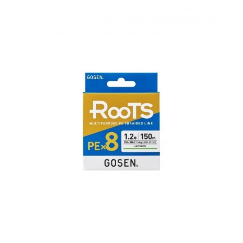 GOSEN  X8  ROOTS  150 MT  A.YESIL PE 2.0-0.242 MM GOSEN  X8  ROOTS  150 MT  A.YESIL PE 2.0-0.242 MM