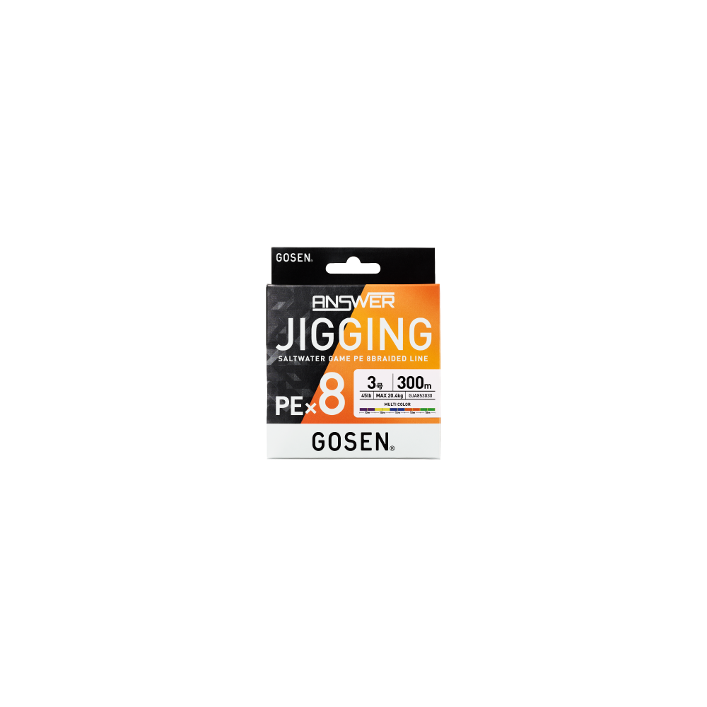 GOSEN  JIGGING ANSWER 300 MT MULTI  PE 1.2 - 25 LB